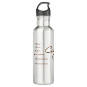 Lichaam positieve waterfles waterfles  (Voorkant)