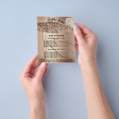 Lichaam Sculpting Beauty Hair Salon QR LOGO Glitte Flyer (Hand)