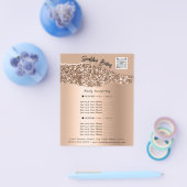 Lichaam Sculpting Beauty Hair Salon QR LOGO Tussen Flyer (Enkel)