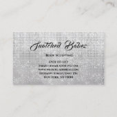Lichaam Sculpting Beauty Logo Massage Silver Grey Visitekaartje (Achterkant)