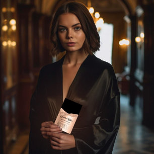 Lichaam Sculpting Logo Gold SPA Roos Black Busines Visitekaartje