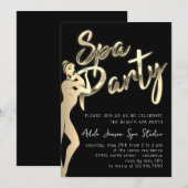 Lichaam SPA Direct downloaden Gold Black White Kaart (Voorkant / Achterkant)