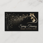 Lichaam Tan Spray Visitekaartje (Voorkant)