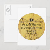 Lichaam Tomb Briefkaart (Voorkant / Achterkant)