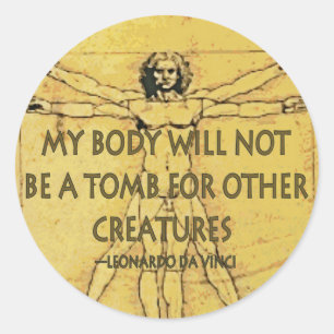 Lichaam Tomb Ronde Sticker