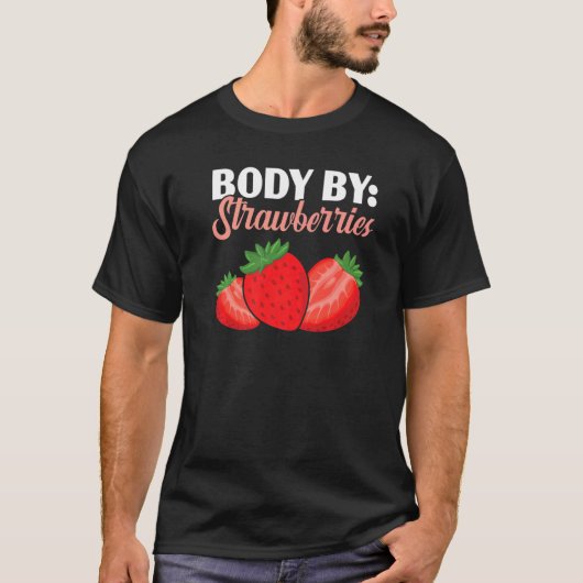 Lichaam van aardbeien — Vruchtboomstam T-shirt (Voorkant)