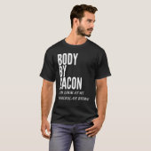 Lichaam van Bacon Bacon Eating for Dad Grilling T-shirt (Voorkant volledig)