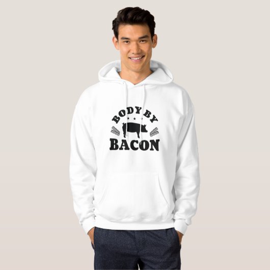 Lichaam van Bacon Hoodie (Voorkant volledig)