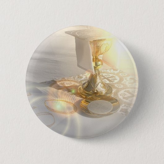 Lichaam van de Christus-Button Ronde Button 5,7 Cm (Voorkant)