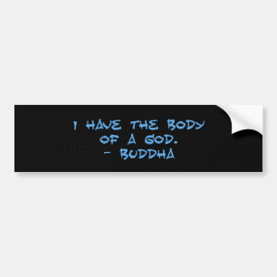 Lichaam van een God Bumpersticker