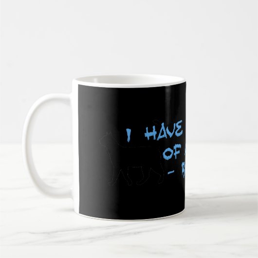 Lichaam van een God Koffiemok (Links)