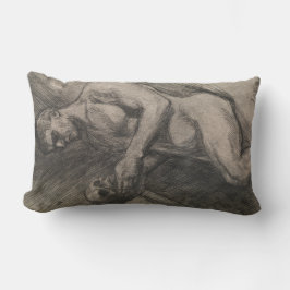 Lichaam van een Man dat de schedel vasthoudt (door Kussen