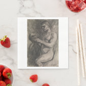 Lichaam van een Man dat de schedel vasthoudt (door Servet (Insitu)