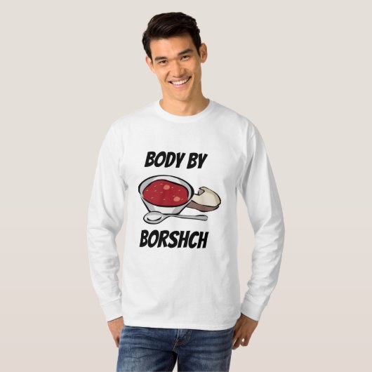 Lichaam van het Shirt Borshch (Voorkant volledig)