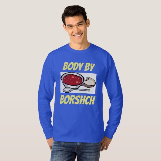 Lichaam van het Shirt Borshch (Voorkant volledig)