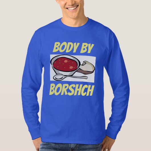 Lichaam van het Shirt Borshch (Voorkant)