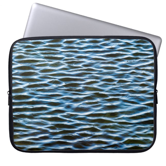 Lichaam van het water overdag laptop sleeve (Voorkant)