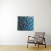 Lichaam van het water vóór de kettingkoppelomheini wandkleed (In Situ (horizontaal))