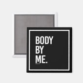 Lichaam van mij - Gym Humor -.png Magneet (Voorkant / Achterkant)