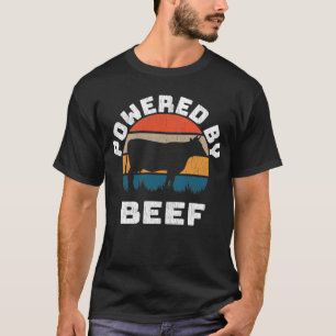 Lichaam van rundvlees. Brisket, Ribs Steak maakt n T-shirt