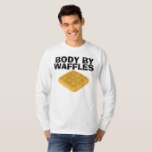 Lichaam van wafels, grappige T-shirts (Voorkant volledig)