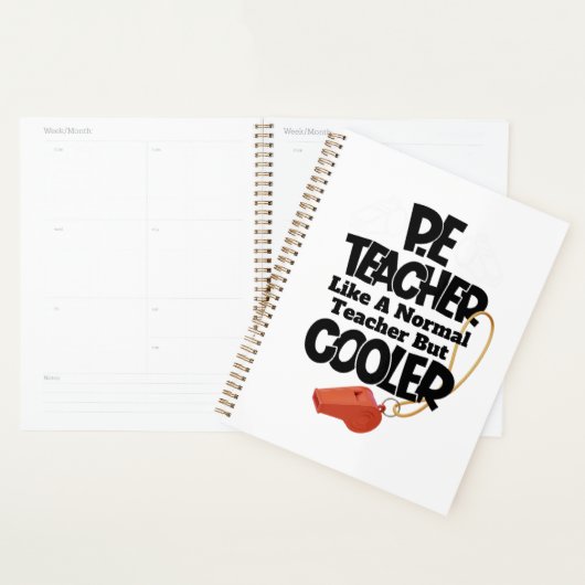 Lichaambewegingsdocent, net als een gewone docent planner (Display)