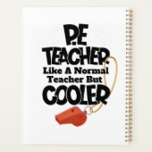 Lichaambewegingsdocent, net als een gewone docent planner (Achterkant)