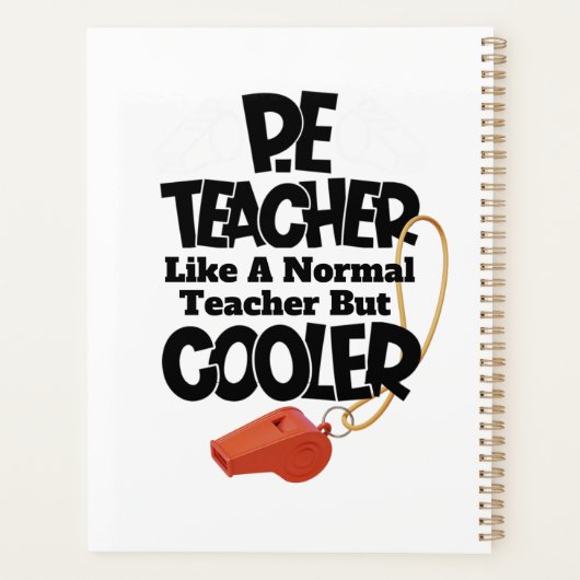 Lichaambewegingsdocent, net als een gewone docent planner (Achterkant)