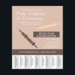 Lichaamcontouren en lichaamsplinters weg flyer<br><div class="desc">Lichaamcontouren en lichaamssculpatie voor massagetherapist - Houtbehandelingsbrochures met vrije scheur</div>