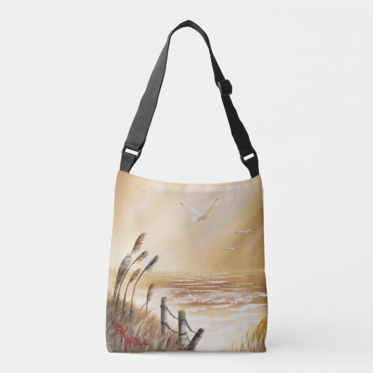 Lichaamsband met Seascape Crossbody Tas (Voorkant)