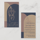 Lichaamsbedekking contourbedekking Tan Salon Beaut Visitekaartje (Voorkant / Achterkant)