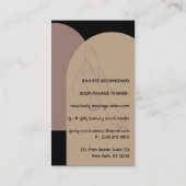 Lichaamsbedekking contourverstuiver visitekaartje (Achterkant)