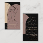 Lichaamsbedekking Contourzout Tan Salon logo Visitekaartje (Voorkant / Achterkant)