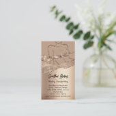 Lichaamsbedekking Cosmetica Logo QR-code HuidRoos Visitekaartje (Staand voorkant)