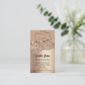 Lichaamsbedekking Cosmetica Logo QR Code Professio Visitekaartje (Staand voorkant)