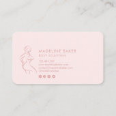 Lichaamsbedekking Fitness Linergie Waist Trainer B Visitekaartje (Achterkant)