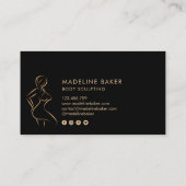 Lichaamsbedekking Fitness Linergie Waist Trainer B Visitekaartje (Achterkant)