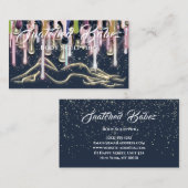 Lichaamsbedekking schoonheids Logo Massage DripNav Visitekaartje (Voorkant / Achterkant)