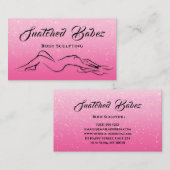 Lichaamsbedekking schoonheidsmiddel Logo Massage S Visitekaartje (Voorkant / Achterkant)