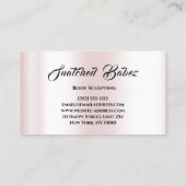 Lichaamsbedekking schoonheidsmiddel Massage PinK P Visitekaartje (Achterkant)