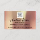 Lichaamsbedekking schoonheidsmiddel Massage QE COD Visitekaartje (Achterkant)