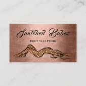 Lichaamsbedekking schoonheidsmiddel Massage QE COD Visitekaartje (Voorkant)