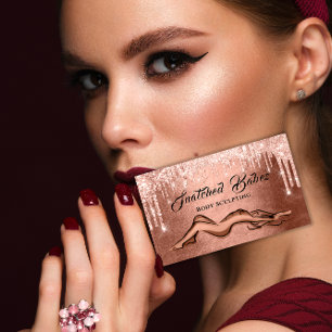 Lichaamsbedekking schoonheidsmiddel Massage QE COD Visitekaartje