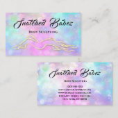 Lichaamsbedekking schoonheidsplak Logo Massage Spa Visitekaartje (Voorkant / Achterkant)