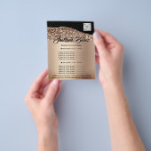 Lichaamsbedekking SPA Hair Salon QR CODE Flyer (Hand)