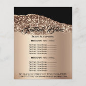 Lichaamsbedekking SPA Hair Salon QR CODE Flyer (Achterkant)