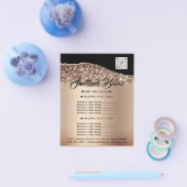 Lichaamsbedekking SPA Hair Salon QR CODE Flyer (Enkel)