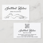 Lichaamsbedekking van het bloedbad van Beauty Logo Visitekaartje (Voorkant / Achterkant)