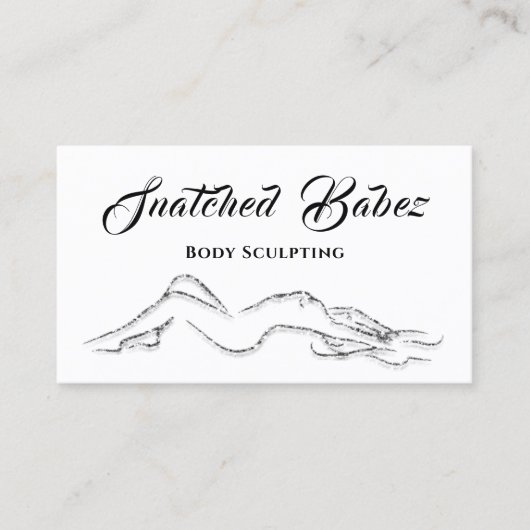 Lichaamsbedekking van het bloedbad van Beauty Logo Visitekaartje (Voorkant)