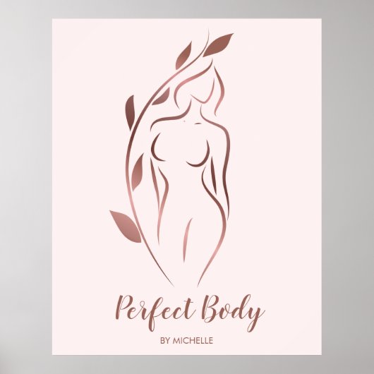 Lichaamsbedekking Wellness Cosmetics Beauty Spa Bu Poster (Voorkant)